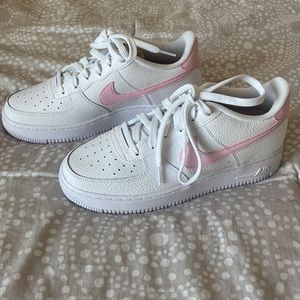 Pink Nike Air Force 1s